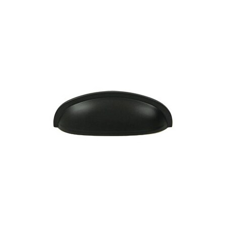 Deltana K407U19 Elongated Shell Pull Paint Black, 10PK K407U19-XCP10